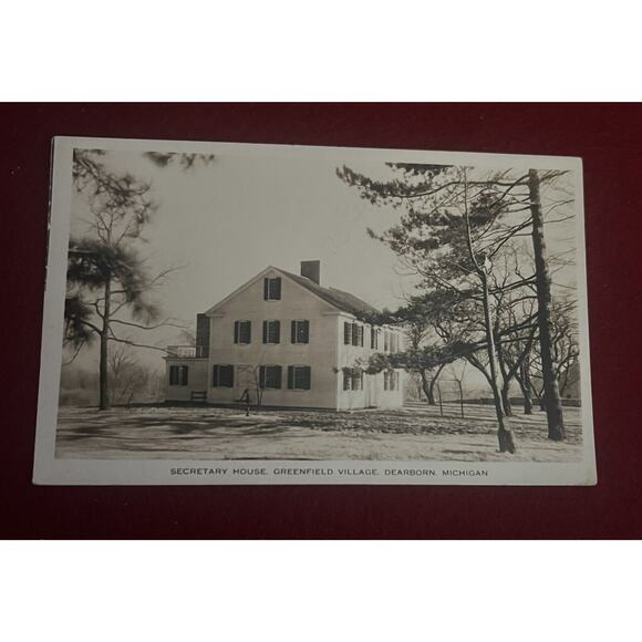 Postcard -‎ Secretary House Greenfield Village, Dearborn Michigan Unposted - Picture 1 of 2
